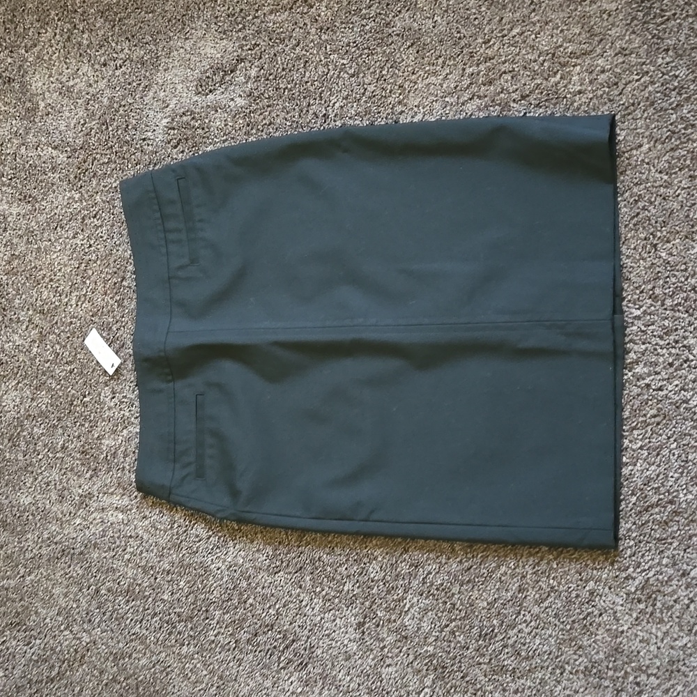NEW Talbots Black Straight Skirt 8
